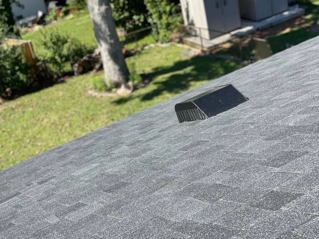 Roof shingles and ventilation from an Apollo project