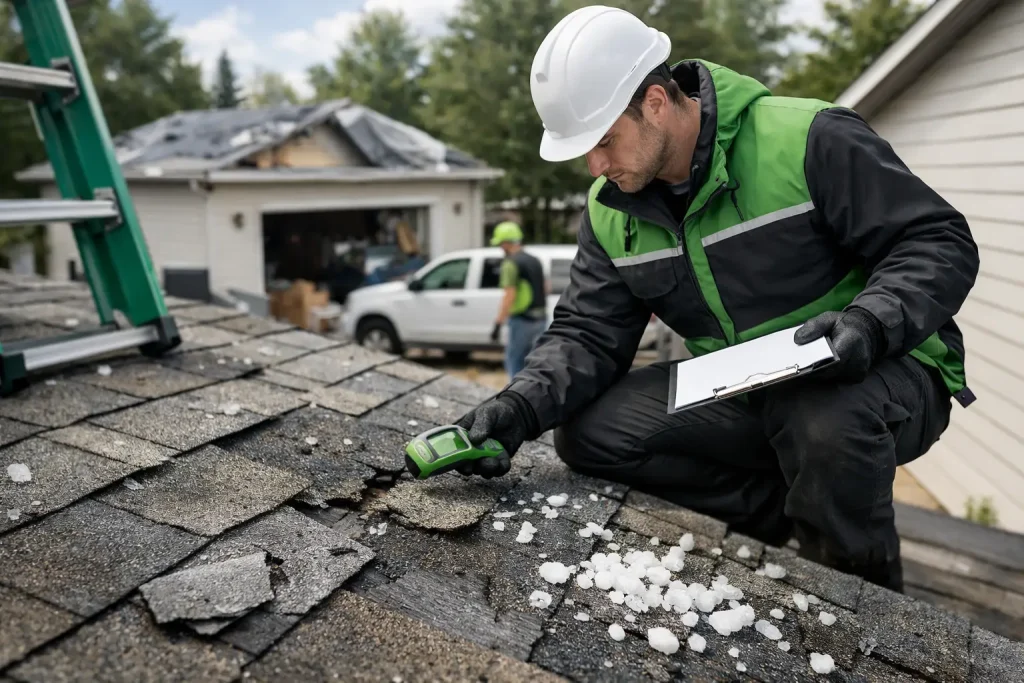 Hail Damage Roof Inspection: What to Expect