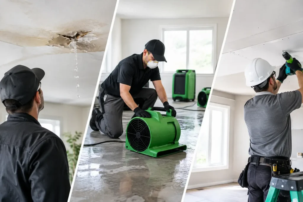 A Water Damage Rebuild Case Study From Leak to Repair