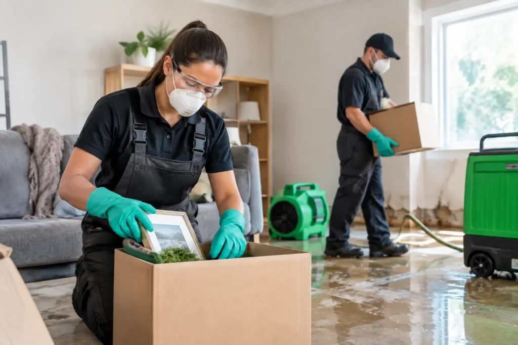 Contents Pack Out Services After Property Damage
